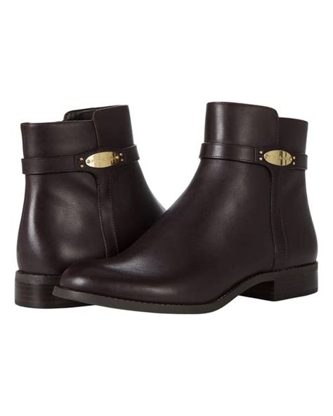 finley flat bootie michael kors|Michael Michael Kors Women's Finley Tailored Ankle Booties.